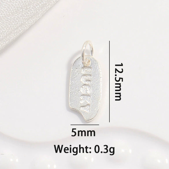 Wholesale Pendant S925 Sterling Silver Geometric Retro Style Electroplated
