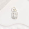 Wholesale Pendant S925 Sterling Silver Geometric Retro Style Electroplated