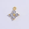 Wholesale Pendant S925 Sterling Silver Zirconia Fourleaf Clover Light Luxury Design