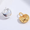 Wholesale Pendant Silver 925 Sterling Geometric Handmade Electroplated Lucky Bag Lock Bell Diy Braided Rope Accessories