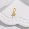 Wholesale Pendant Silver 925 Sterling Silver Minimalist Trumpet Shape Zirconia Inlaid Insect Big Hat Design