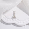 Wholesale Pendant Silver 925 Sterling Silver Minimalist Trumpet Shape Zirconia Inlaid Insect Big Hat Design