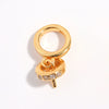 Wholesale Pendant Silver Zirconia Circle Sheep's Eye Handmade Diy Material