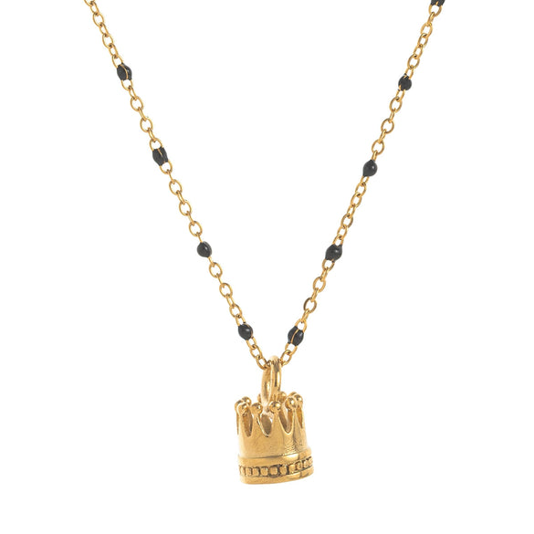 Wholesale Pendant Stainless Steel Elephant Mushroom Bead Chain Geometric Style Vacuum Plated 18K Gold Color