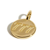 Wholesale Pendant Stainless Steel Fashion Angel Letters Numbers Text Electroplated 18K Gold Color