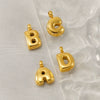 Wholesale Pendant Stainless Steel Fashion Simple Bubble Letter Electroplated