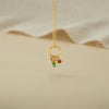 Wholesale Pendant Stainless Steel Geometric Dropshaped Electroplated With Diamond Zircon