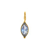 Wholesale Pendant Stainless Steel Geometric Dropshaped Electroplated With Diamond Zircon