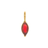 Wholesale Pendant Stainless Steel Geometric Dropshaped Electroplated With Diamond Zircon