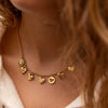 Wholesale Pendant Stainless Steel Geometric Vacuum Plated 18K Gold Color