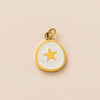 Wholesale Pendant Stainless Steel Heart Shape Fashion Electroplated 18K Gold Color