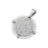 Wholesale Pendant Stainless Steel Inlaid Zircon Geometric Style
