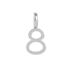 Wholesale Pendant Stainless Steel Minimalist Style With Numbers Electroplated