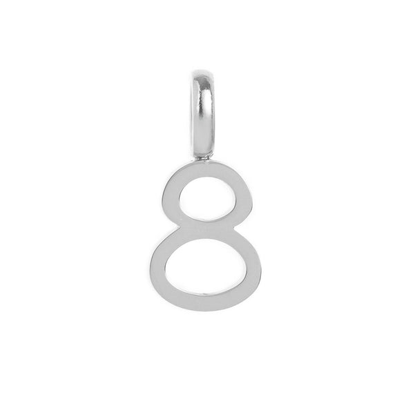 Wholesale Pendant Stainless Steel Minimalist Style With Numbers Electroplated