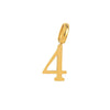Wholesale Pendant Stainless Steel Minimalist Style With Numbers Electroplated