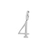 Wholesale Pendant Stainless Steel Minimalist Style With Numbers Electroplated