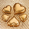 Wholesale Pendant Stainless Steel Polished Three Dimensional Love Hollow Waterproof Light Luxury Texture Electroplated