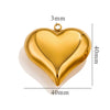 Wholesale Pendant Stainless Steel Polished Three Dimensional Love Hollow Waterproof Light Luxury Texture Electroplated