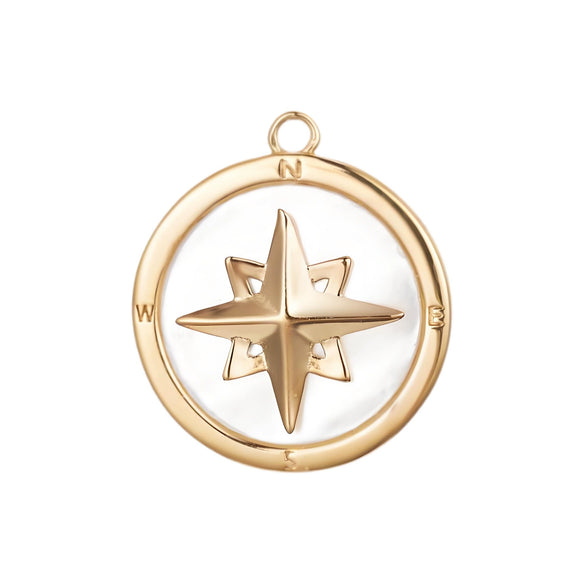 Wholesale Pendant Stainless Steel Simple Style Furnace Vacuum Plated 18K Real Gold Color Preservation For Women