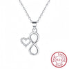 Wholesale Pendant Women's Fashion Elegant Silver 925 Sterling With Letters Numbers Text Pattern