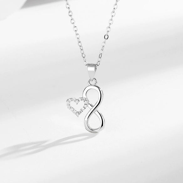 Wholesale Pendant Women's Fashion Elegant Silver 925 Sterling With Letters Numbers Text Pattern