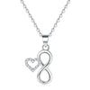 Wholesale Pendant Women's Fashion Elegant Silver 925 Sterling With Letters Numbers Text Pattern