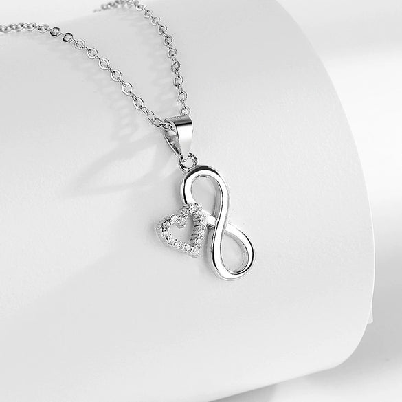 Wholesale Pendant Women's Fashion Elegant Silver 925 Sterling With Letters Numbers Text Pattern