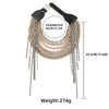 Wholesale Personality Geometric Alloy Clavicle Necklace With Electroplating