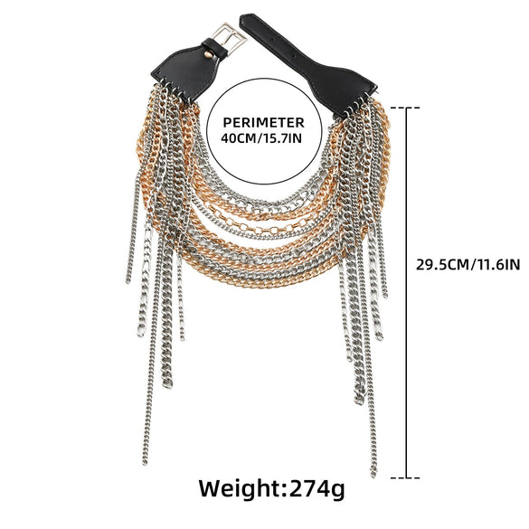 Wholesale Personality Geometric Alloy Clavicle Necklace With Electroplating