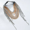 Wholesale Personality Geometric Alloy Clavicle Necklace With Electroplating
