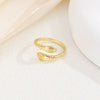 Wholesale Personality Hands Hug Couple Opening Adjustable Copper Ring