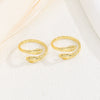 Wholesale Personality Hands Hug Couple Opening Adjustable Copper Ring