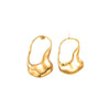 Wholesale Personality Stainless Steel Geometric Tassel Earrings For Women With Electroplating Design