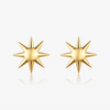 Wholesale Personality Sterling Silver 925 Electroplated Sun Earrings For Men And Women