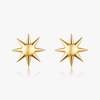 Wholesale Personality Sterling Silver 925 Electroplated Sun Earrings For Men And Women