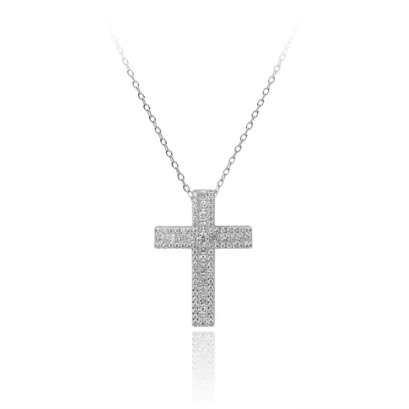 Wholesale Personality Ushape Microinlaid Zircon 925 Sterling Silver Pendant Clavicle Chain Jewelry For Women With Electroplating