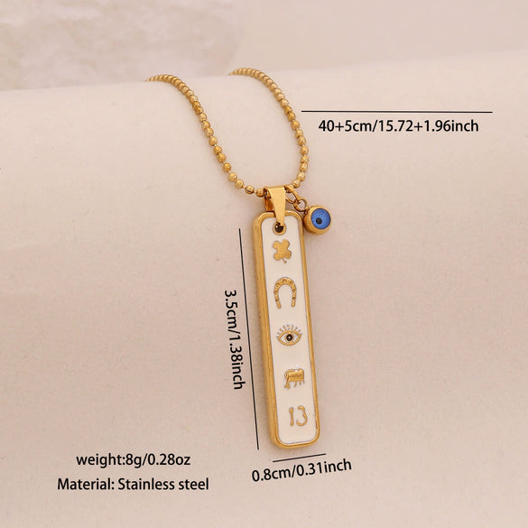 Wholesale Personalized Heart Shaped Elephant Long Pendant Necklace Made Of Stainless Steel Jewelry