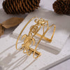 Wholesale Personalized Turtle And Seaweed Stainless Steel Electroplated Bracelets Hand Jewelry Accessories
