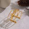 Wholesale Personalized Turtle And Seaweed Stainless Steel Electroplated Bracelets Hand Jewelry Accessories