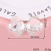 Wholesale Phone Shell Jewelry Accessories Alloy Crystal Bow Triangle Butterfly Diamond Electroplating