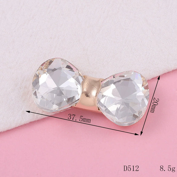 Wholesale Phone Shell Jewelry Accessories Alloy Crystal Bow Triangle Butterfly Diamond Electroplating
