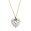 Wholesale Photo Album Necklace Titanium Steel Heart Shape Oil Drop Printing Electroplated Real Gold