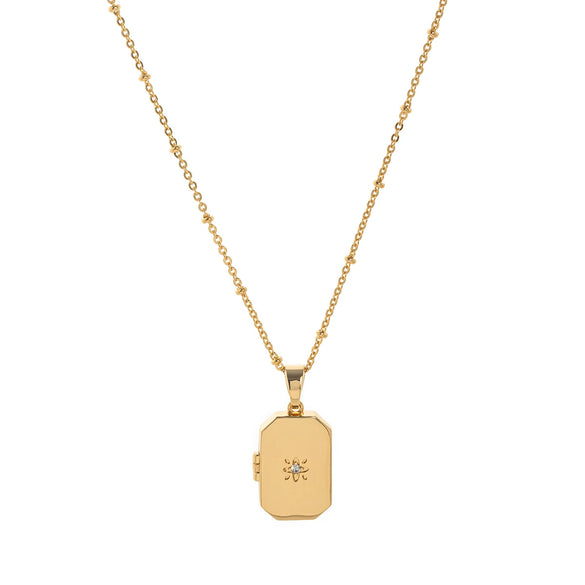 Wholesale Photo Album Necklace Titanium Steel Heart Shape Oil Drop Printing Electroplated Real Gold