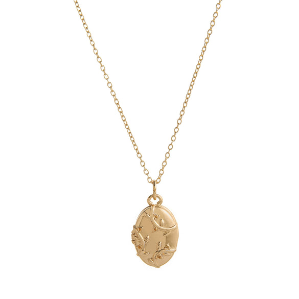 Wholesale Photo Album Photo Frame Necklace Copper Geometric Mixed Gemstone Setting Diamond Maillard Style For Women