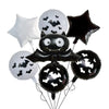 Wholesale 7 Piece Set Halloween Bat Balloons Aluminum Film Cartoon Animal Alien Shaped Party Decoration With Bat Wings Arrangement