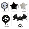 Wholesale 7 Piece Set Halloween Bat Balloons Aluminum Film Cartoon Animal Alien Shaped Party Decoration With Bat Wings Arrangement