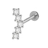 Wholesale Piercing Ear Studs Stainless Steel Insects Pattern Electroplated