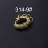 Wholesale Piercing Earrings Copper Inlaid Zircon Rivet Irregular Geometric Electroplating
