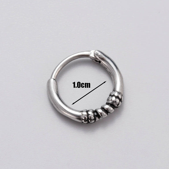 Wholesale Piercing Earrings Stainless Steel Cast Skull Totem Punk Retro Style