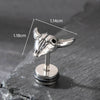 Wholesale Piercing Earrings Stainless Steel Casting Animal Punk Style Zodiac Design